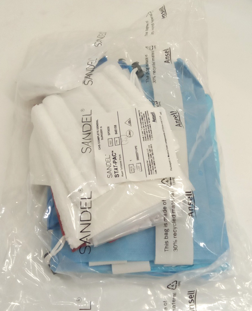 Ansell Sandel 845158 Stat-Pac CHS Complete General Surgery A Room Turnover Pack