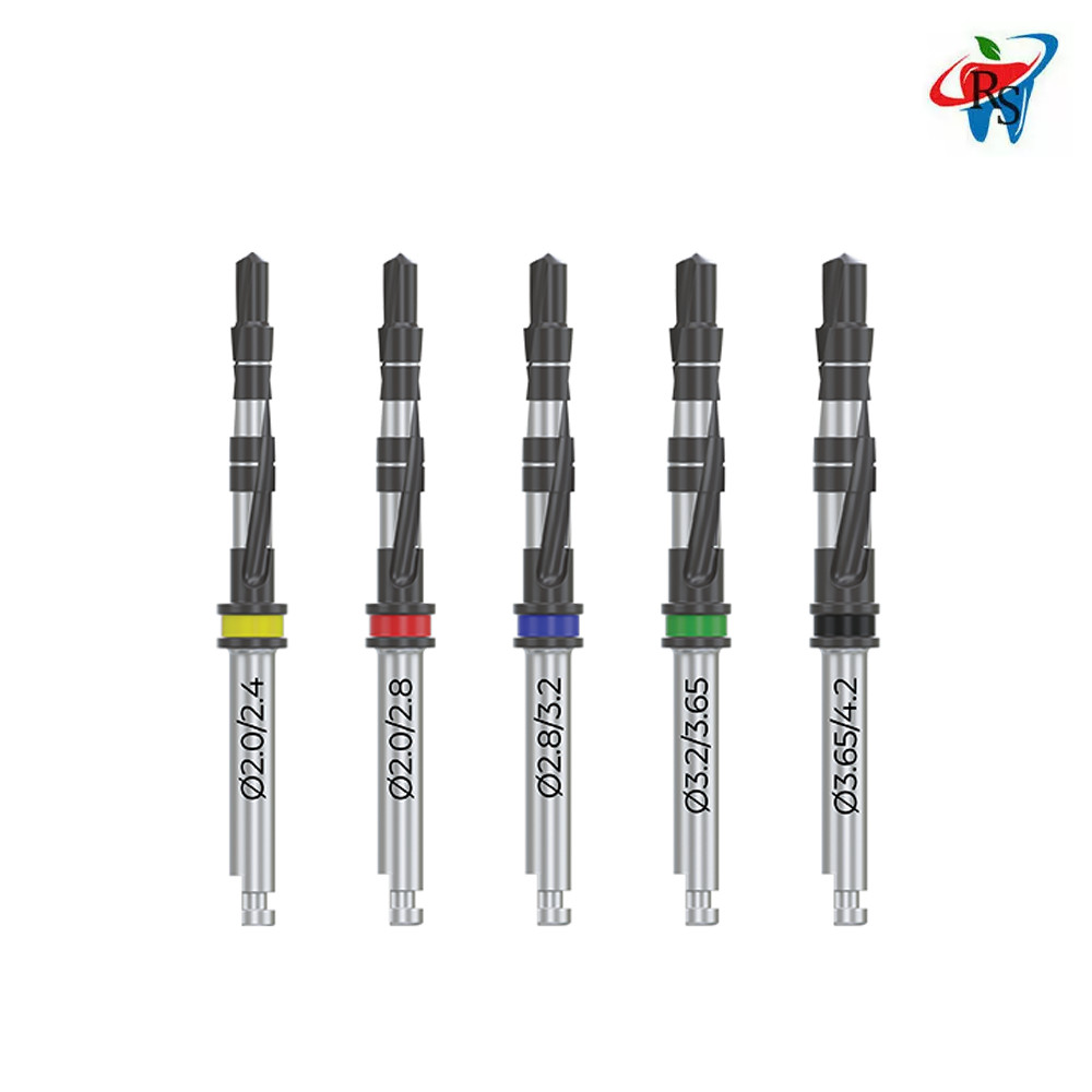 DLC Twist Step Drills Dental L16mm Tool Instrument Carbon Universal Fixture