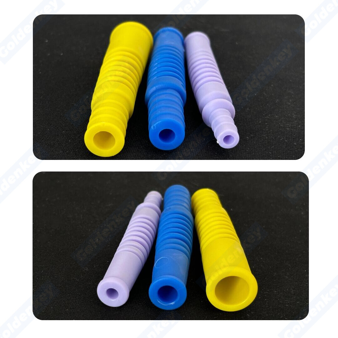 Dental AdaptaPal Suction Hose Adapter Tube Fits Directa Yellow Blue S/M/L