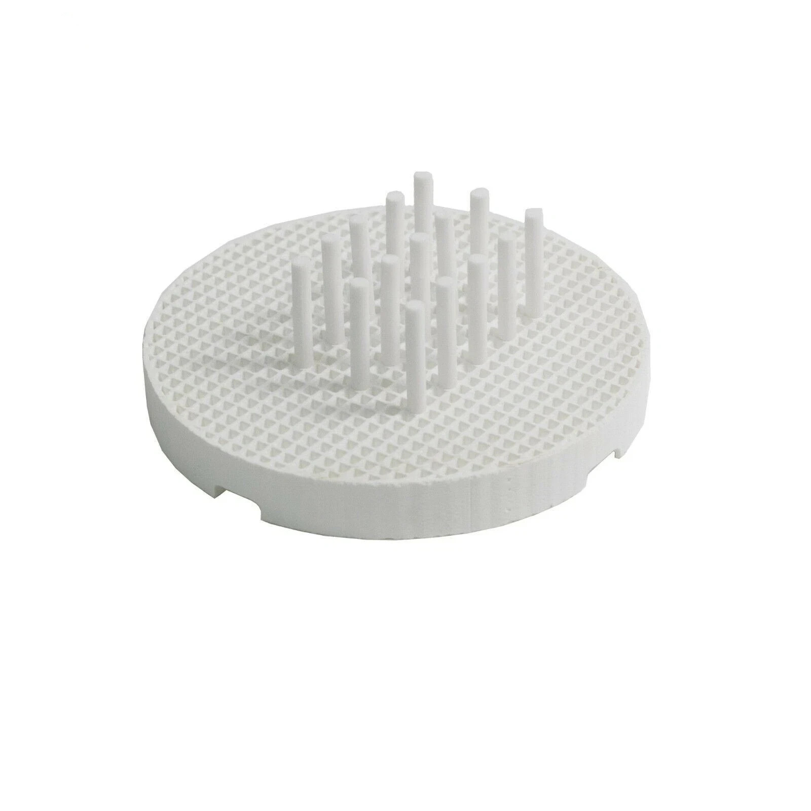 2x Dental Lab Porcelain Honeycomb Firing Trays & 20Pcs Ceramic Zirconia Pins