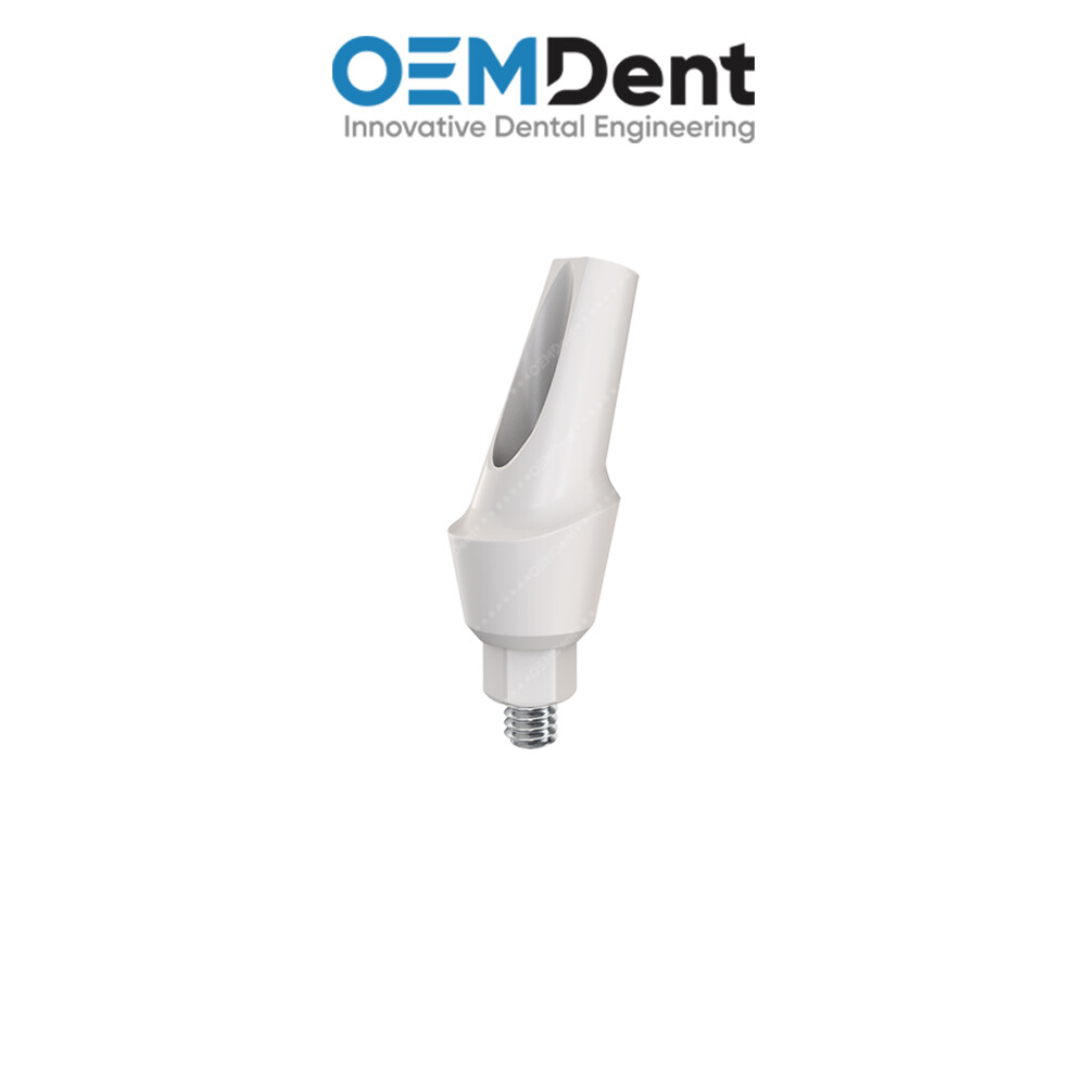 Peek Temporary Anatomic Angled Prosthetic 25° – Alfa Gate® Int Hex Compatible
