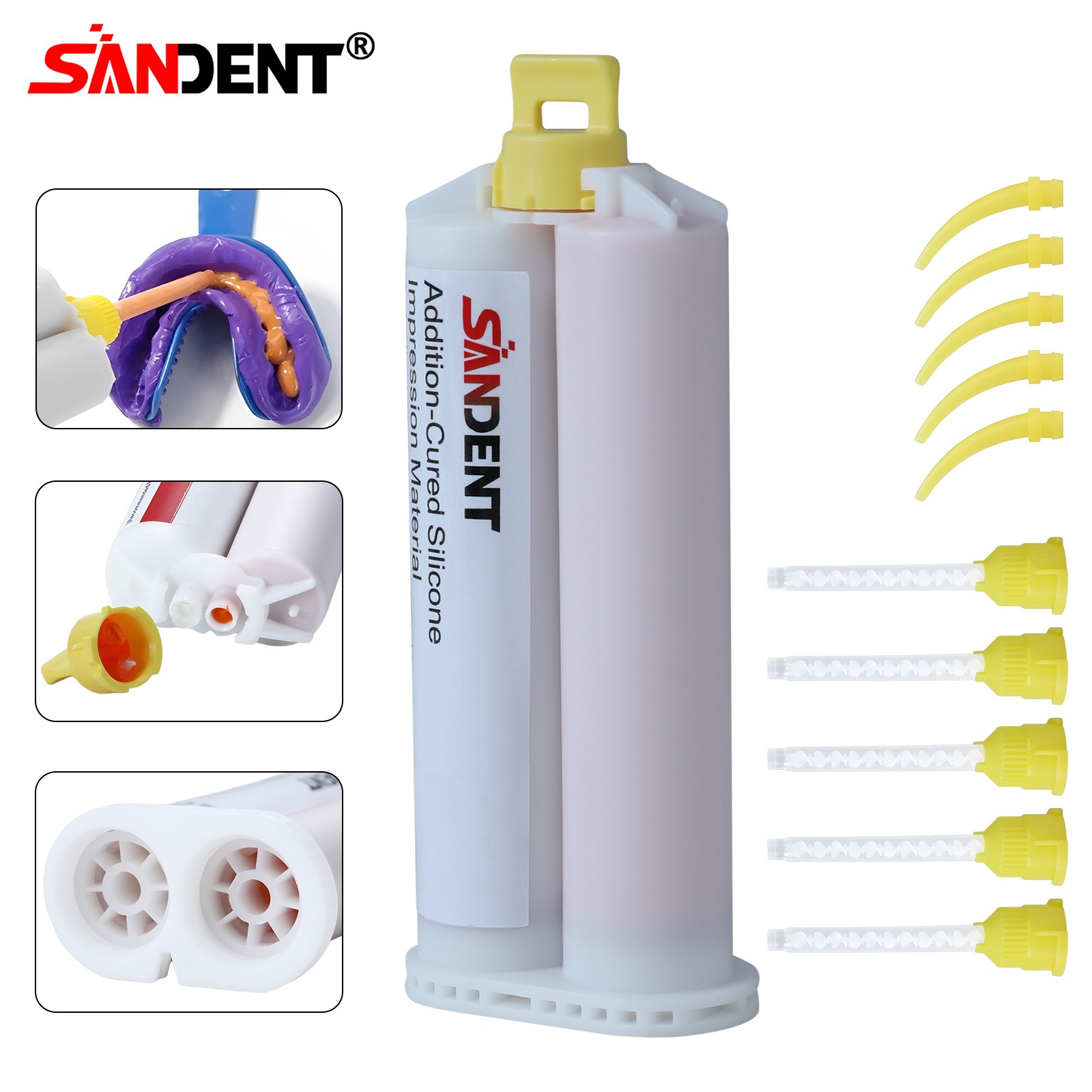 24Pcs Dental Light Body Fast Rapid Set Dental Impression Material 50mL VPS PVS