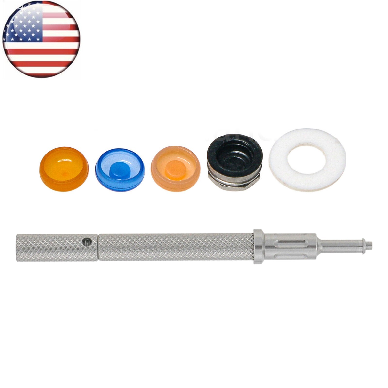 US Universal Implant Retention Caps Set Locat0r Core Insertion Extraction Tool
