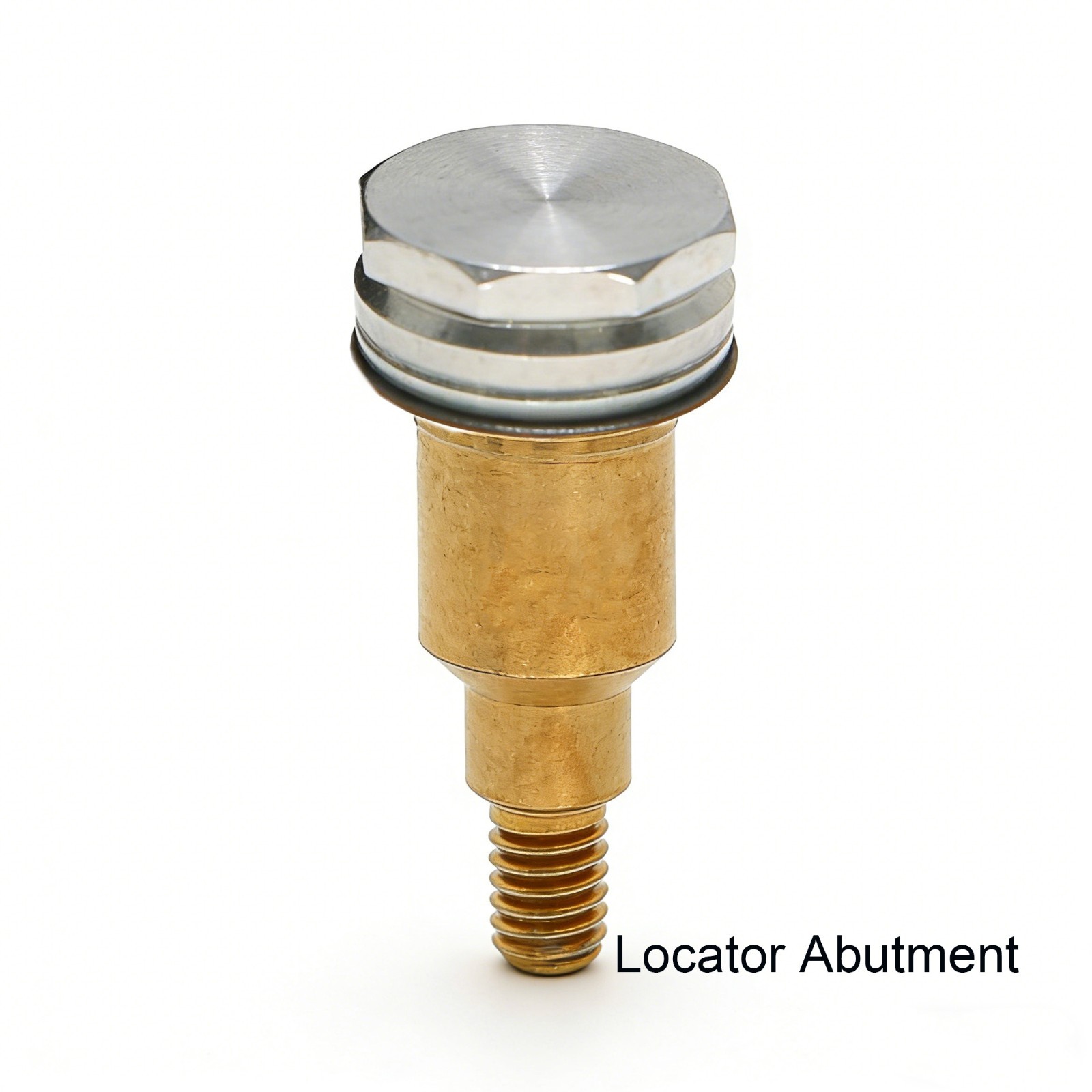 Dental ZEST LOCATOR Classic Replacement Metal Housing & Black Lab Cap Assembly