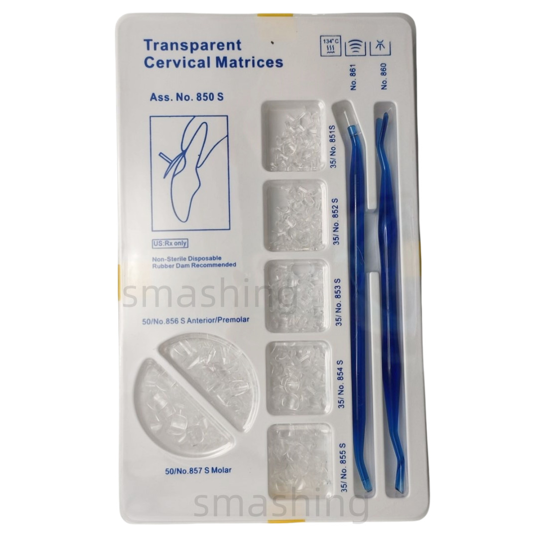 Dental Transparent Cervical Matrices Composite Gingival Retractor Clear Matrix