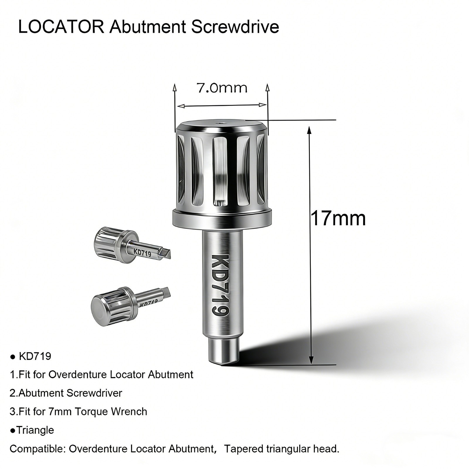 ZEST Locator Overdenture Abutment for Straumann B0ne Level Ø3.3/4.1/4.8mm NC/RC