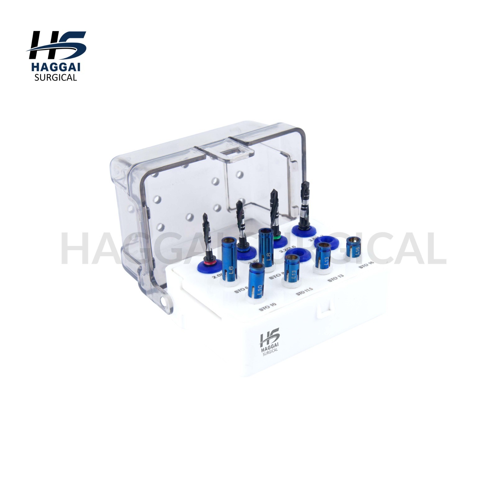 Drill with Stopper Kit Precision Tool Set in Sterilizable Storage Box