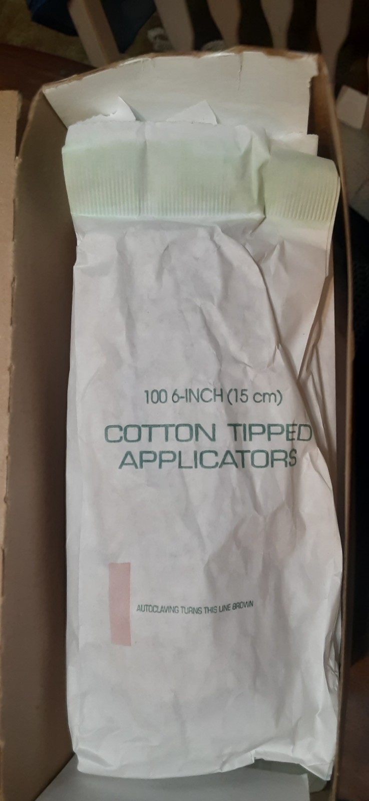 6″ Inch Disposable Cotton Tipped Applicators (800)(8 sealed pks/100)89031-270