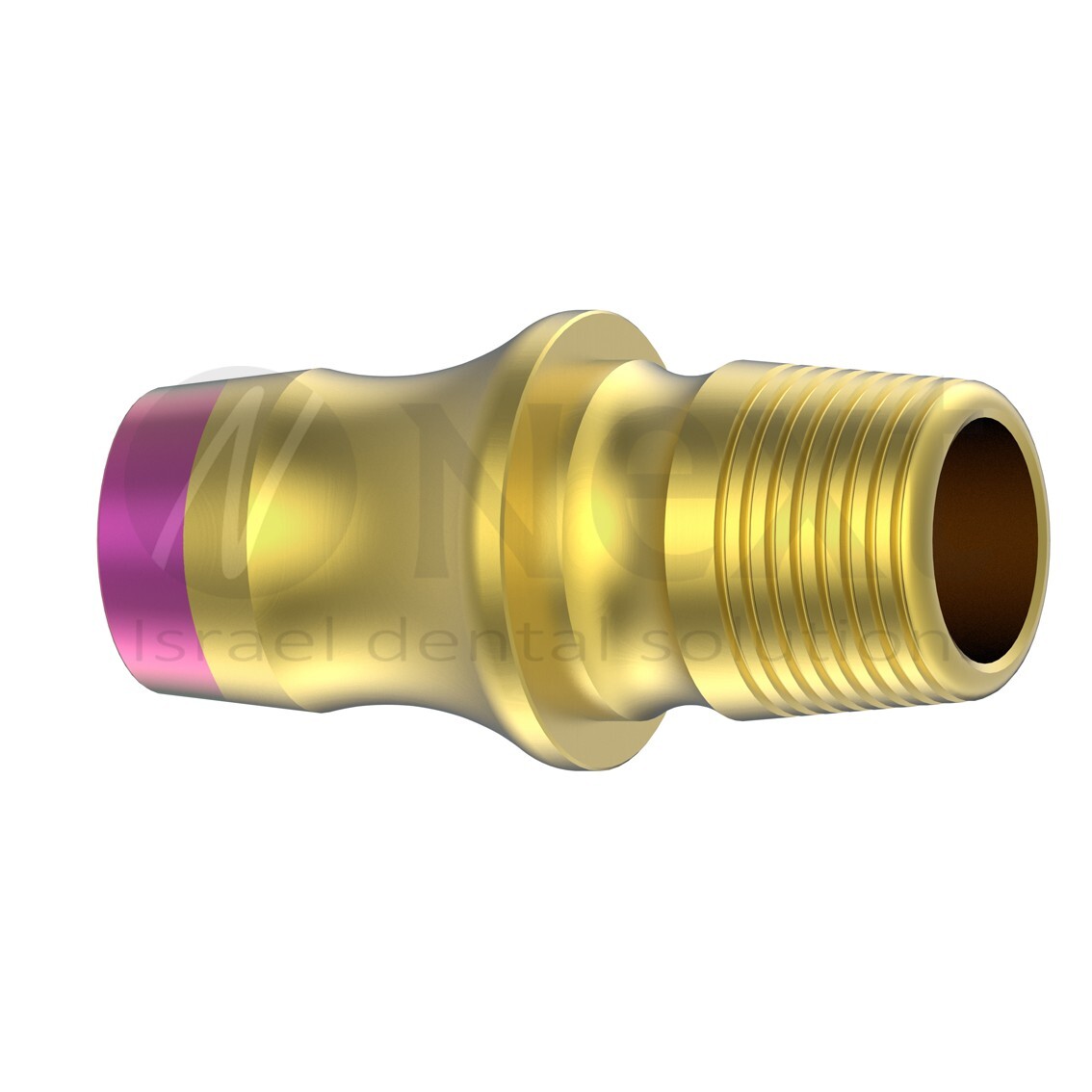 LOTx5 Abutment T-Base CAD/CAM MIS conical C1 V3 SP fit NON HEX 3 mm colored