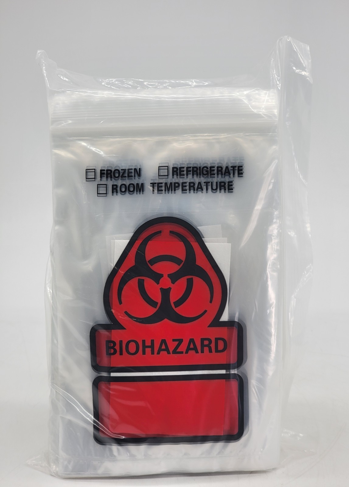 500/Case Fisherbrand 6×9 Biohazard Specimen Transport Bags Light Duty 01-800-05