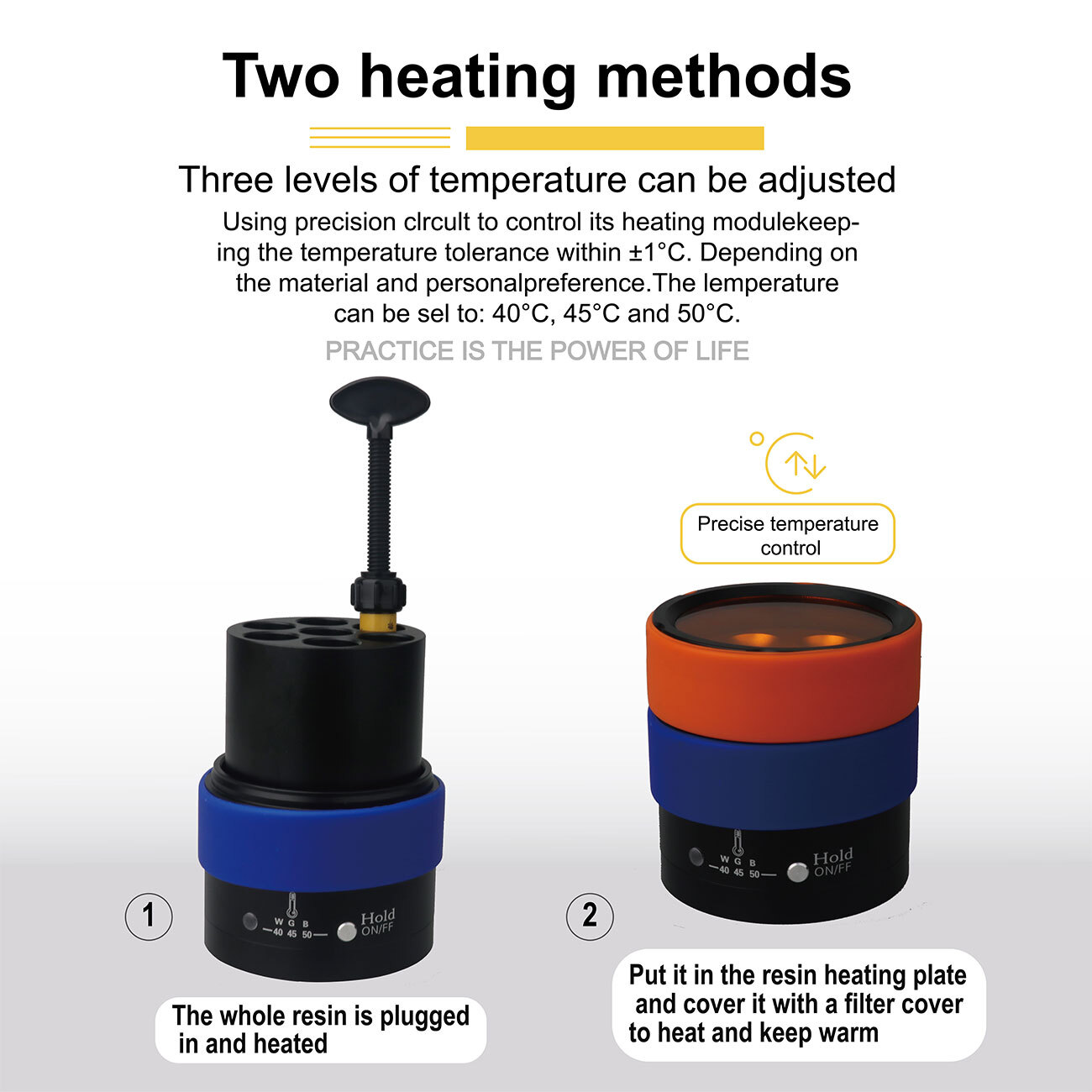 24W Dental Composite Resin Heater Material Soften Warmer Heating 40/45/50℃ JR07