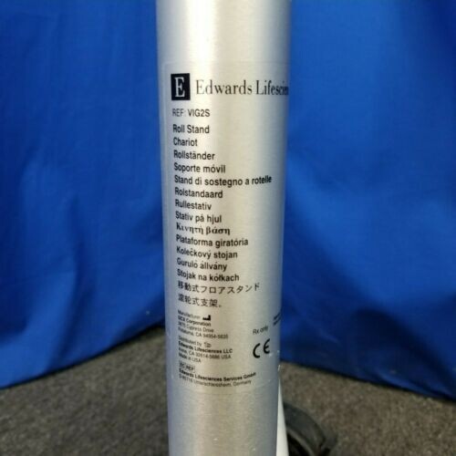 Edwards LifeScience Vigilance II Adapter Plate and Roll Stand