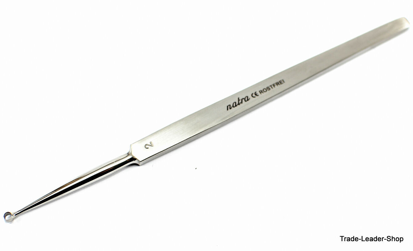 6 set FOX Lupus Curette 14 cm 1,2,3,4,5,6 mm skin dermatology foot care pedicure