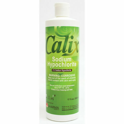 Endodontic Calix 6% Sodium Hypochlorite 12×17 fl oz Solution Dharma Freshh