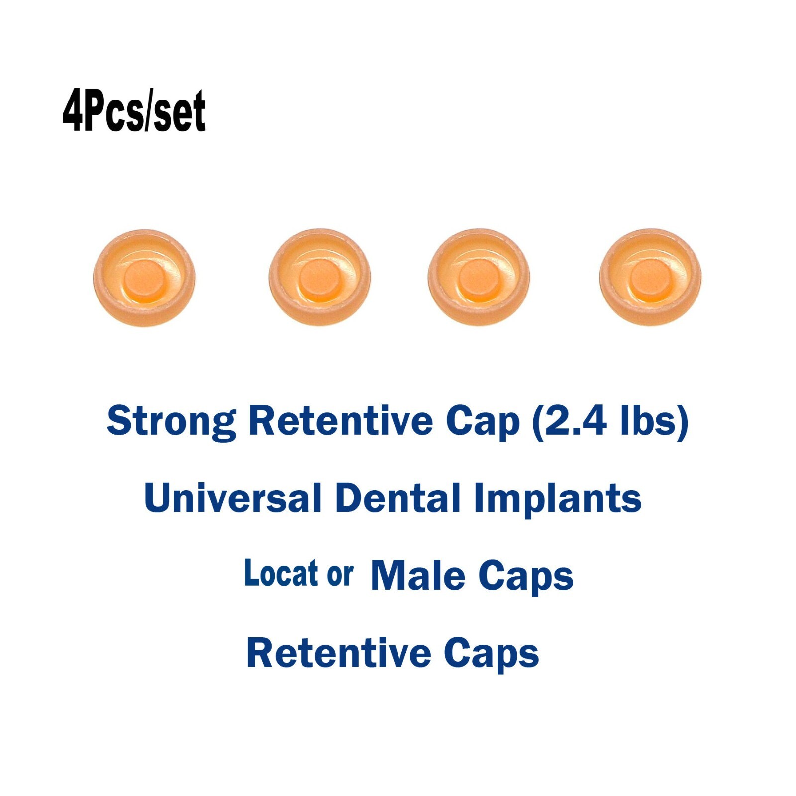 US Dental Overdenture Implant Retention Caps 2.4 lbs Locator Core Tool Universal
