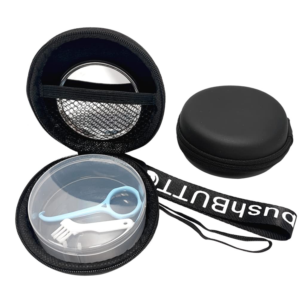 Gxamz Orthodontic Retainer Organizer Bag Aligner Case Travel Black regular