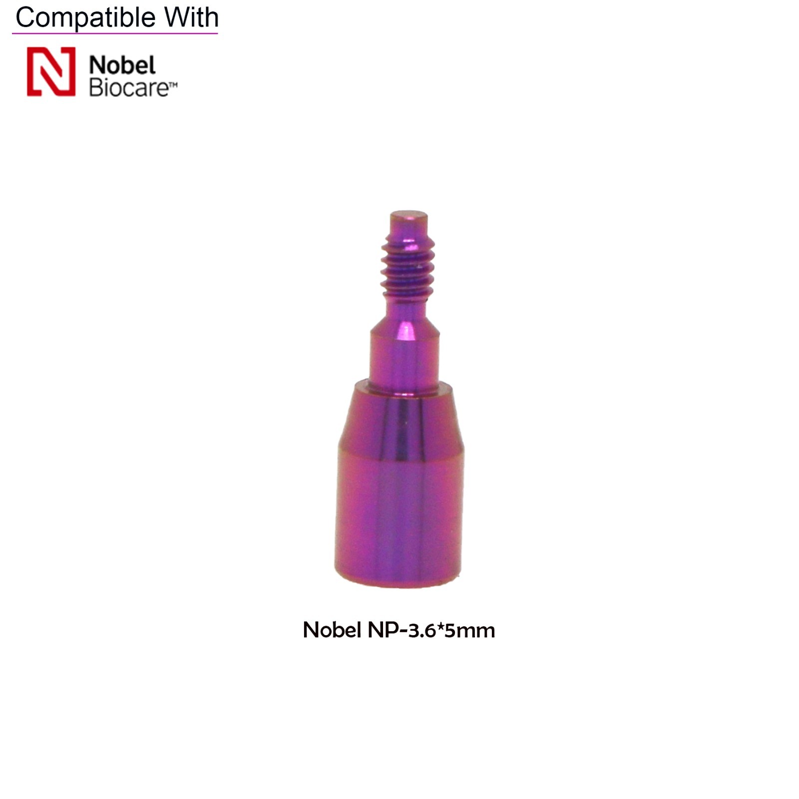 US NOB Dental Healing Cap Abutment NP ∅3.6 ∅5.0 3/5/7mm Fit Nobel Biocare Active