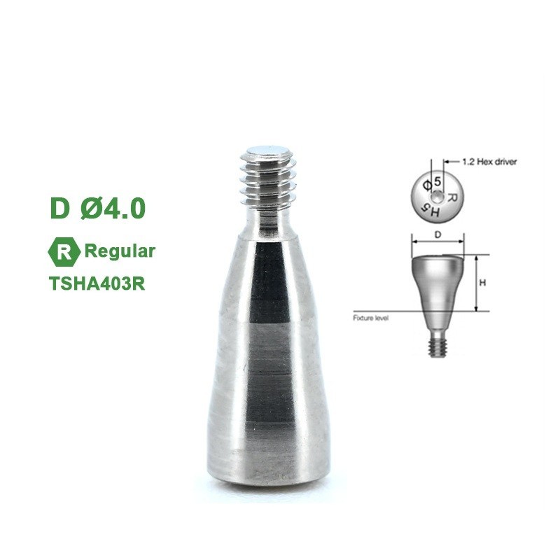 5Pcs Dental Healing Abutment Caps Regular Mini Platform Fits Oss Hiossen