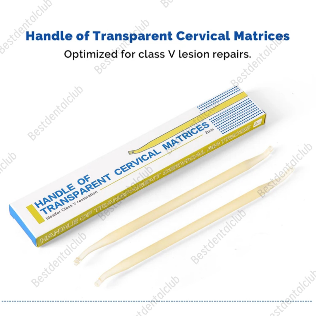 Dental Blue Transparent Cervical Matrices Composite Gingival Retractor Matrix