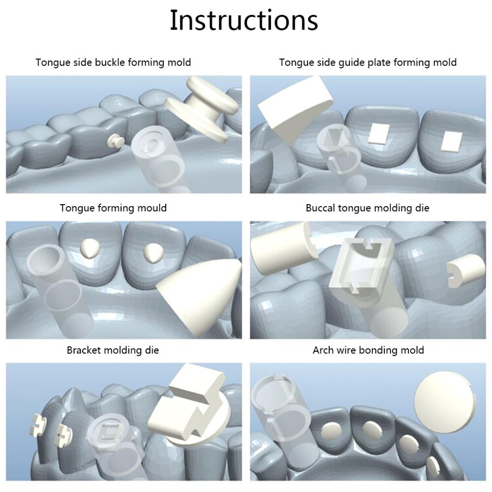 Dental Orthodontic Mould Mold Mini Ortho Accessories Injection Mould Starter Kit