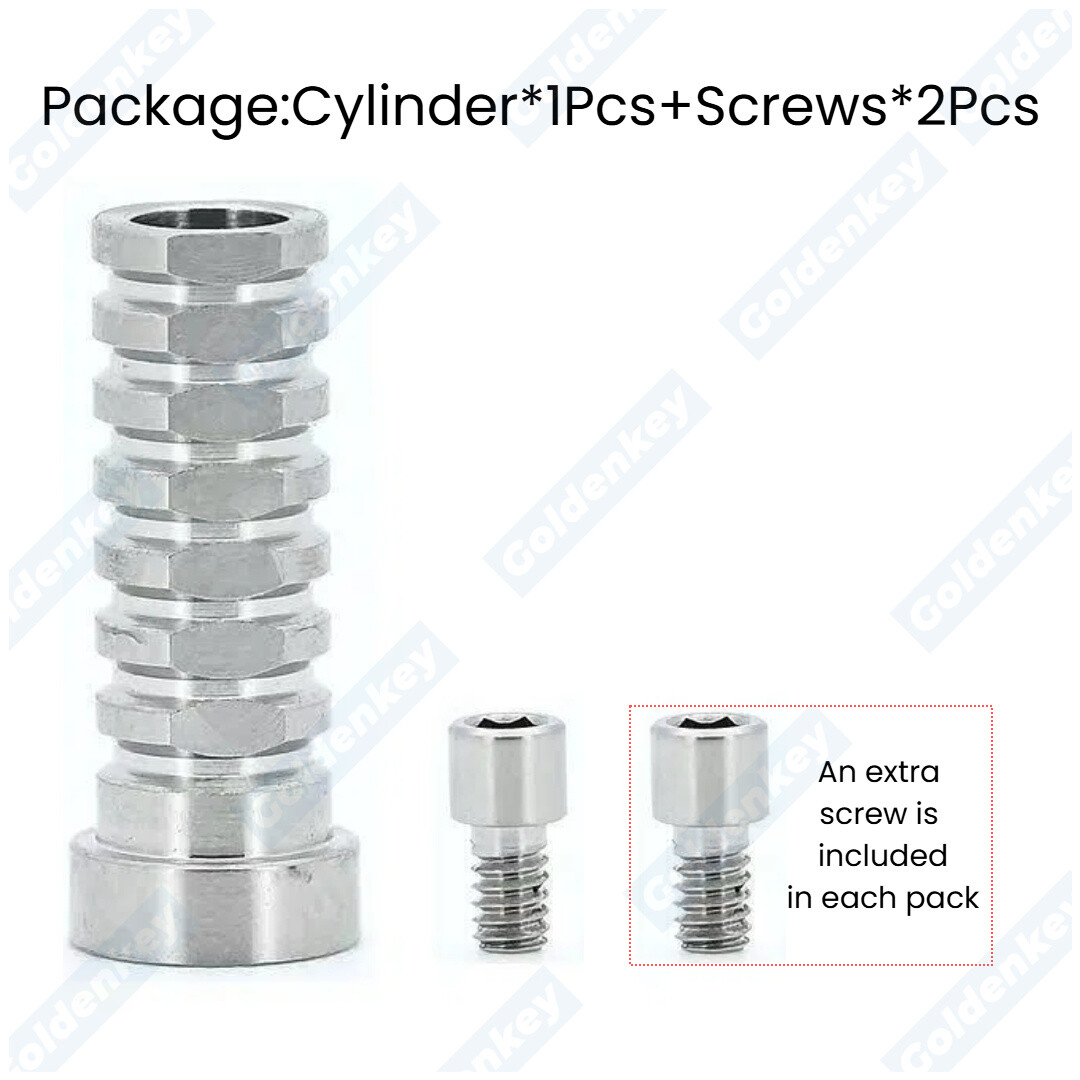 Titanium Sleeve Temporary Cylinder Ti MU Multi Unit 4.8mm Abutment Fit Oss