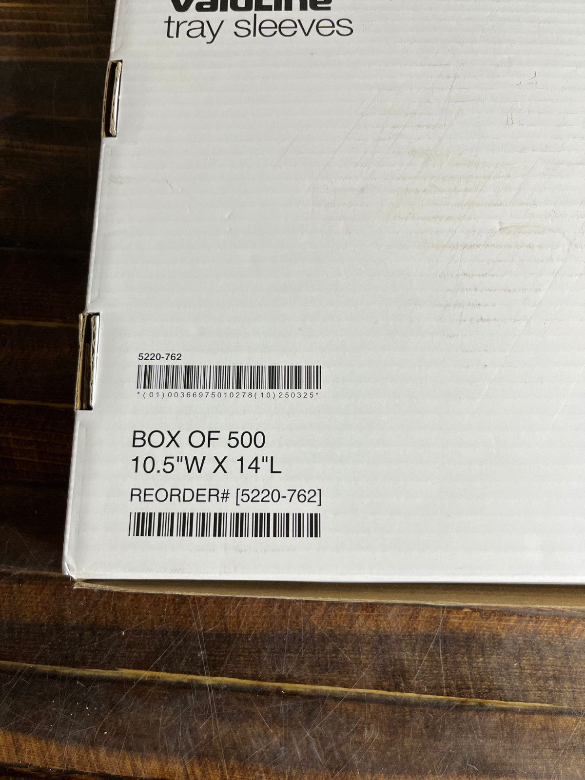 Benco Dental ValuLine Tray Sleeves 10.5″W x 14L” Box of 500