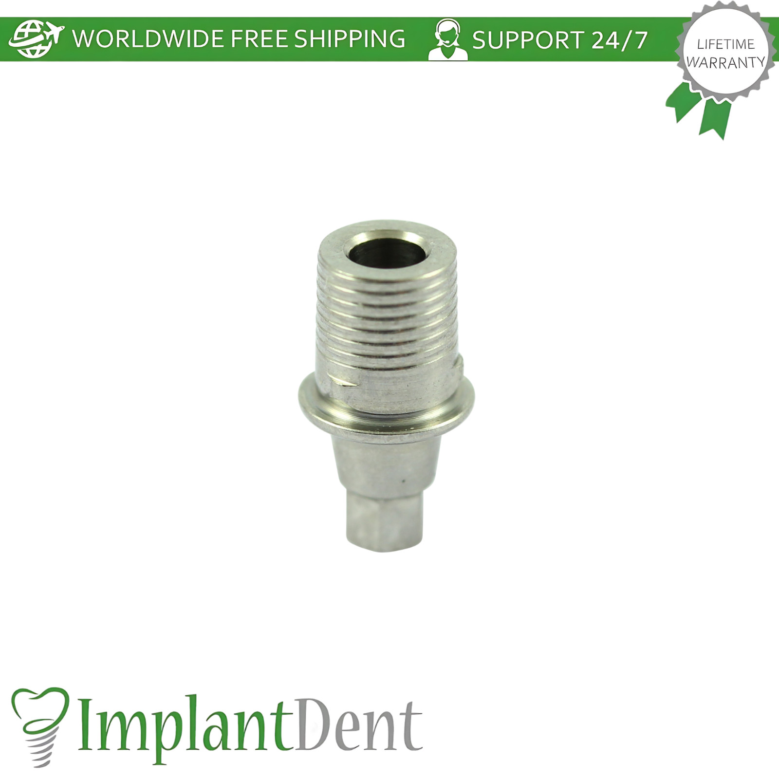X10 Titanium Base Ø4.5mm Prosthetic Grand Morse Connection Neodent GM Compatible