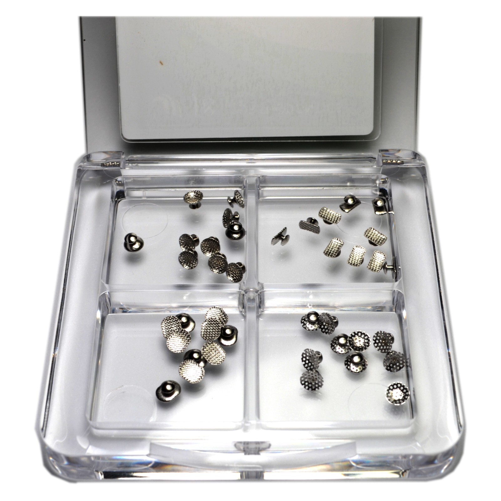 J&J Ortho™ Bondable Orthodontic Lingual Button Sorted Kit with Lid Box 40/pk