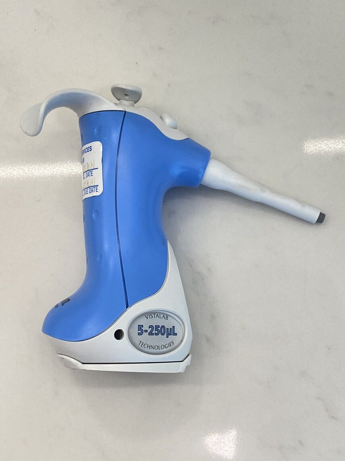 Vistalab Ovation BioNatural Single Channel Pipette 5-250uL, Hand Held Pipet 250