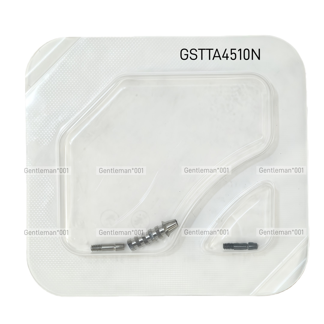 Dental Hex Temporary Abutment Cylinder Mini Regular Ti Screw Ebony OSS GH1.0