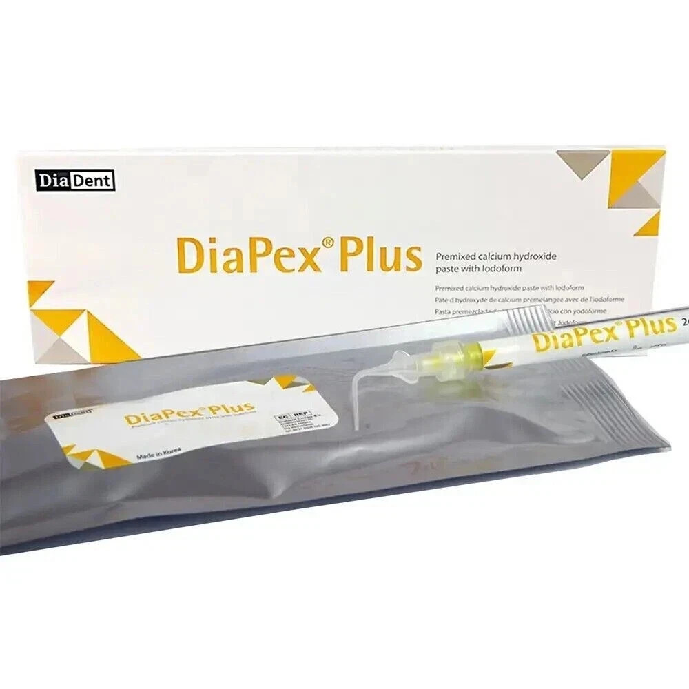 1 Syr pack DiaDent Diapex Plus Pemixed Calcium Hydroxide Paste With Iodoform (FS