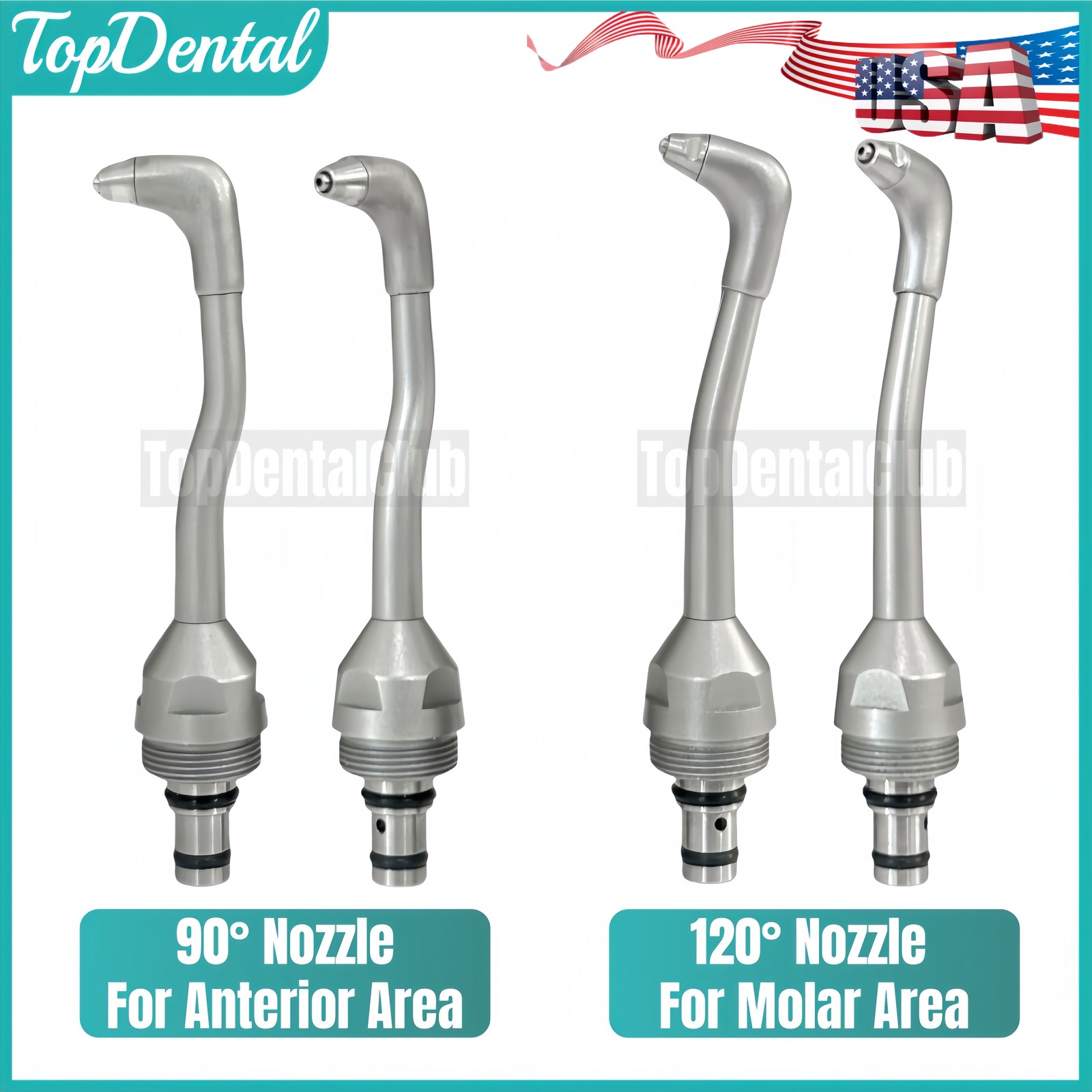 USA Dental Air Polisher Nozzle Tip Fit NSK Prophy-Mate Neo System 90° 120° Angle