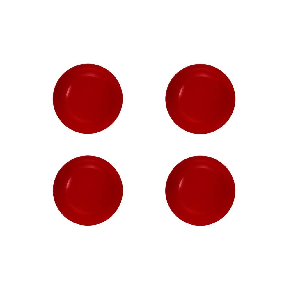 Replacement Male Retention Inserts Caps – Extended Range, Low Retention, Red (4-