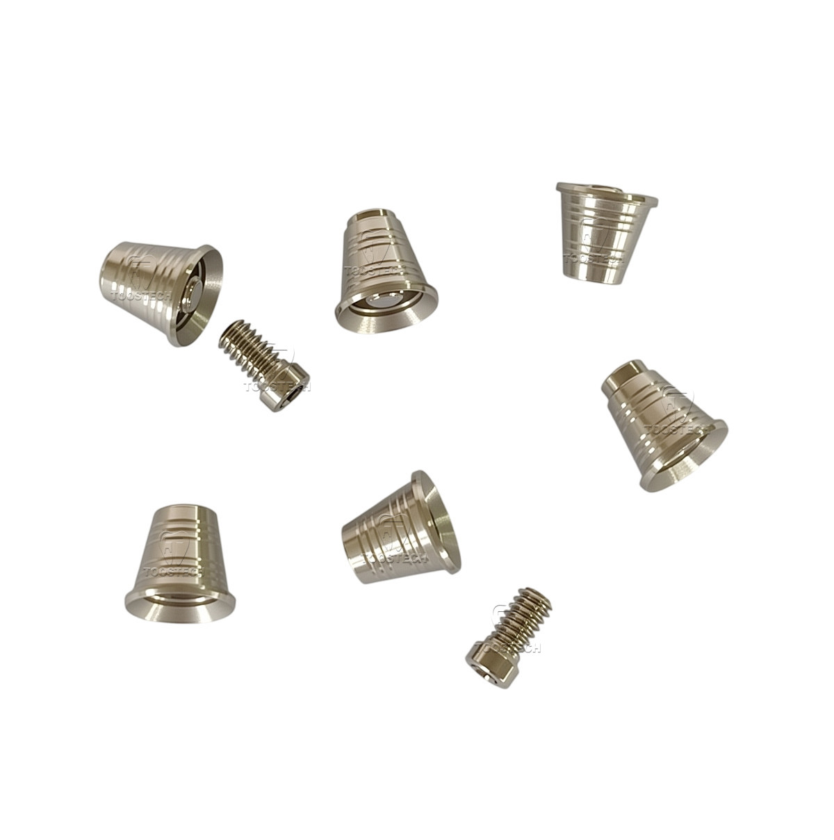 6pcs MU Titanium Base SynOcta Ti Base fits to Straumann Tissue Level RN D4.8