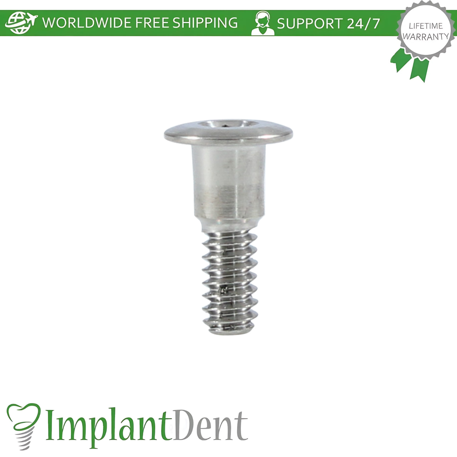 X5 CNP Conical Hex 2.25mm Dental Fixture and Straight Prosthetic NP Ø3.5mm