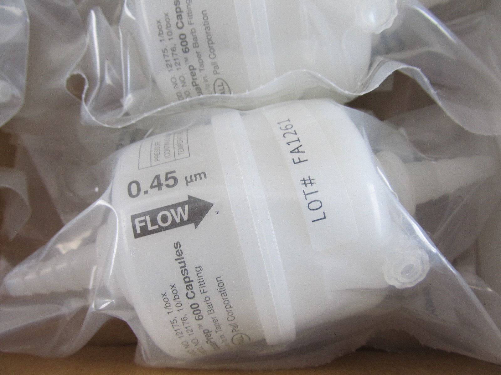 NEW 7 Pack PALL Cytiva 12176 AquaPrep 600 0.45 um Groundwater Filter Capsule