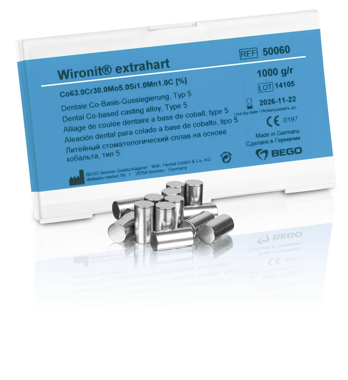 BEGO Wironit Extrahart Ideal Partial Alloy