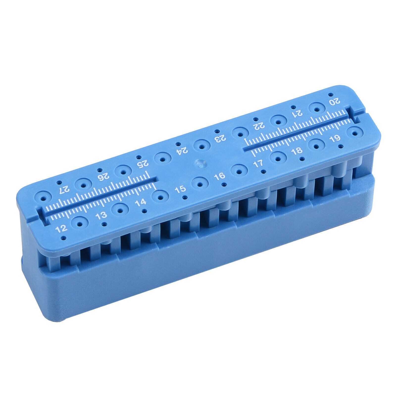 Dental Plastic Autoclavable Endo Block Ruler Accessory Measuring Block Holder