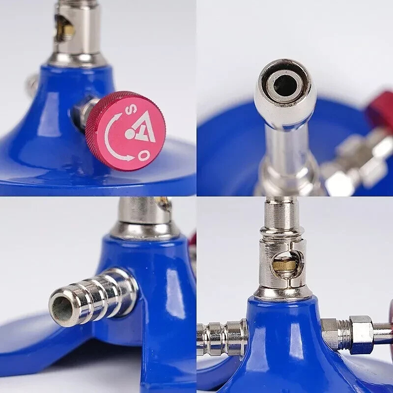 Dental Lab Swivel Single-valve Single-Tube Gas Light Energy-Saving Equipment Set