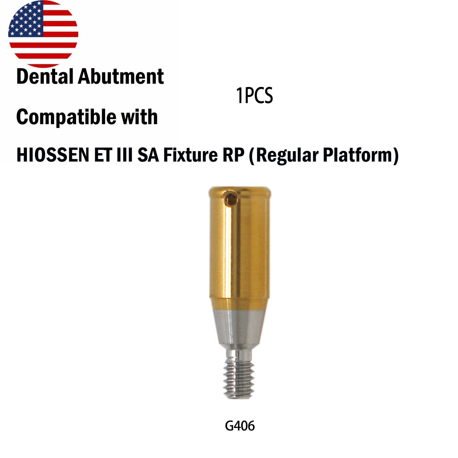 US Locator Attachment Abutment Regular for Hiossen ET Osstem TS Implants 1-7mm