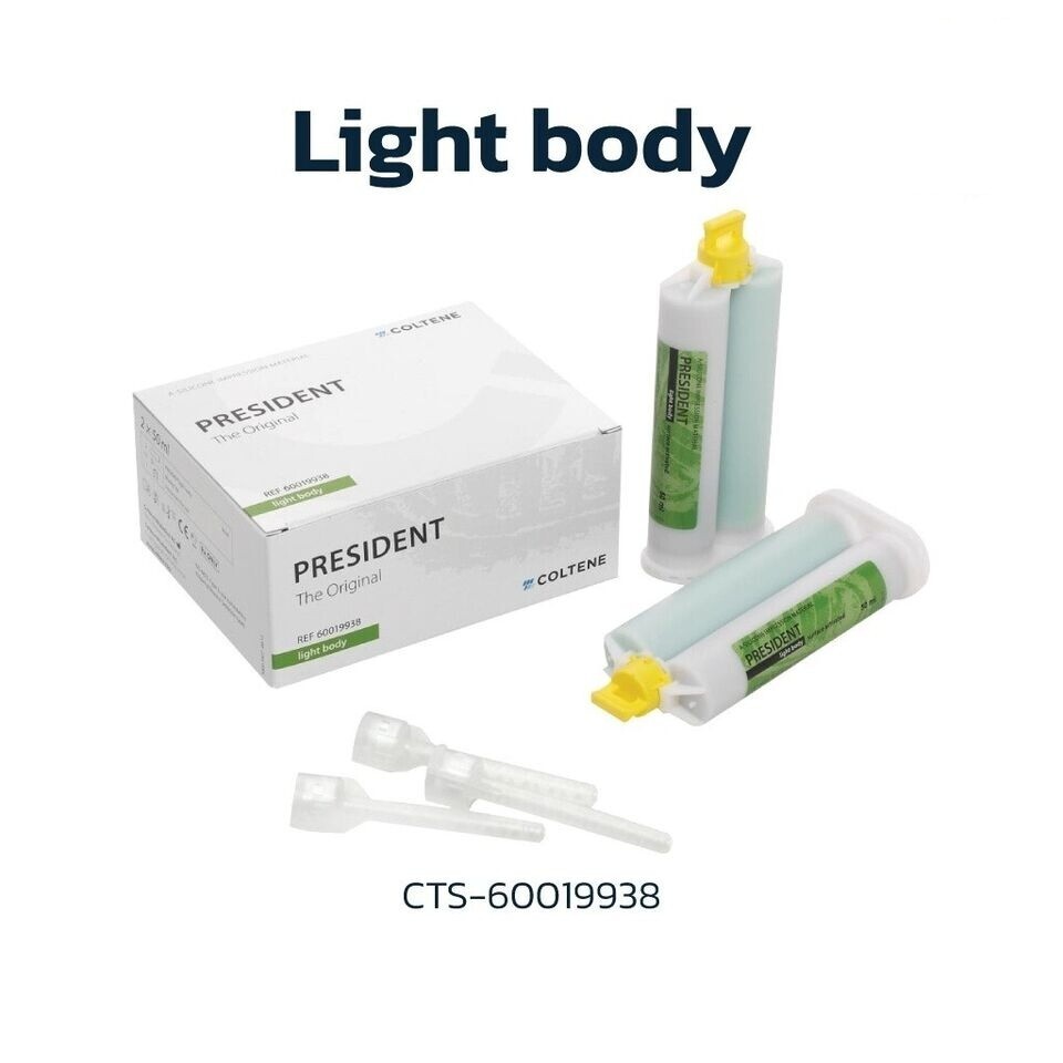 Coltene Whaledent The Original President Dental Light Body LBII (Free Ship)