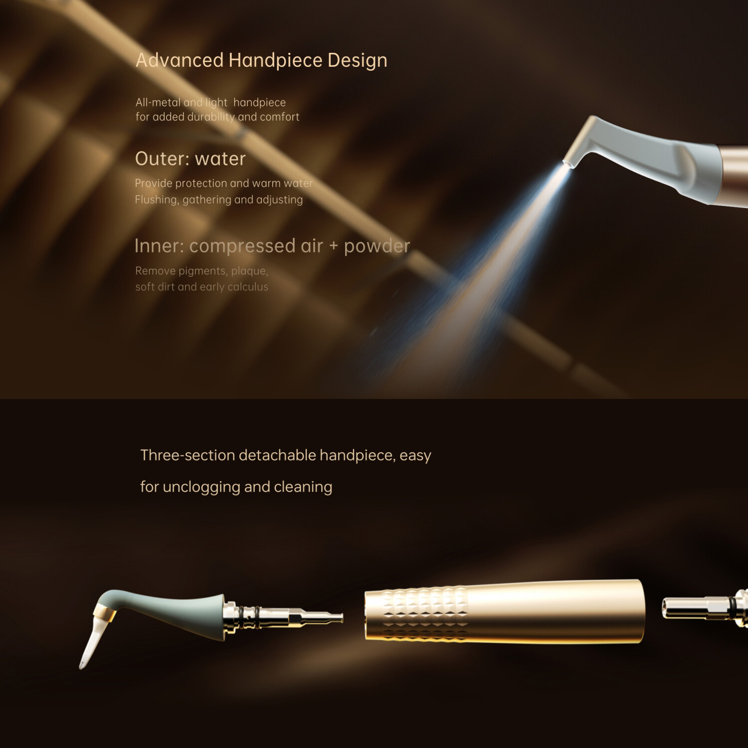 Woodpecker PT-B Dental Scaler & Air Polisher Unit Supra &Subgingival Scaling GBT