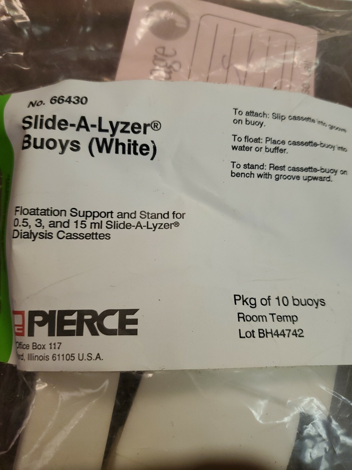 Pierce Slide-A-Lyzer 66430 (6 Count)