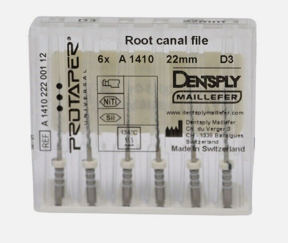 Dental Dentsply ProTaper Universal Rotary Retreatment Files Assorted Pack D3