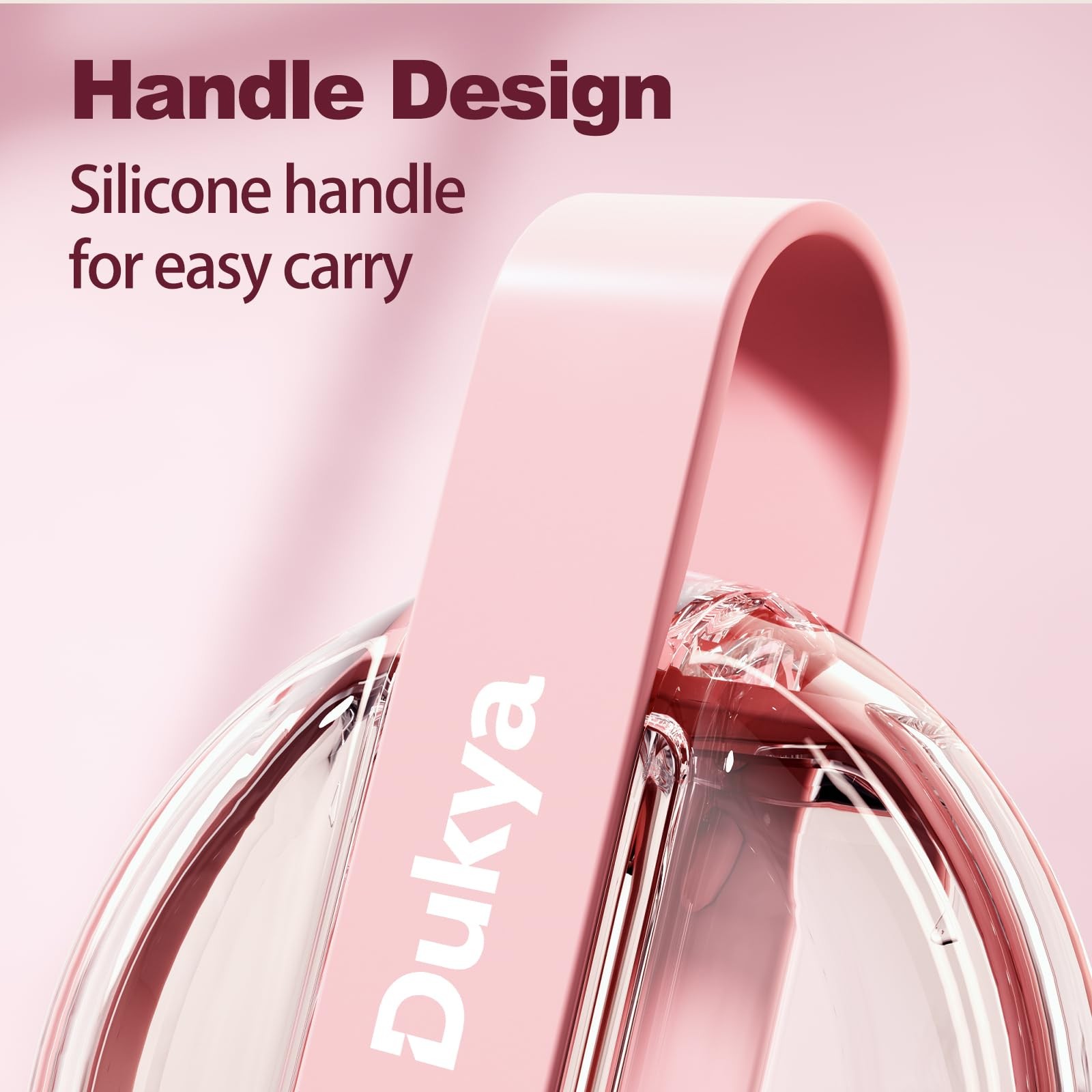 Dukya Retainer Case – mouth guard and Orthodontic Aligner Case, Sakura Pink
