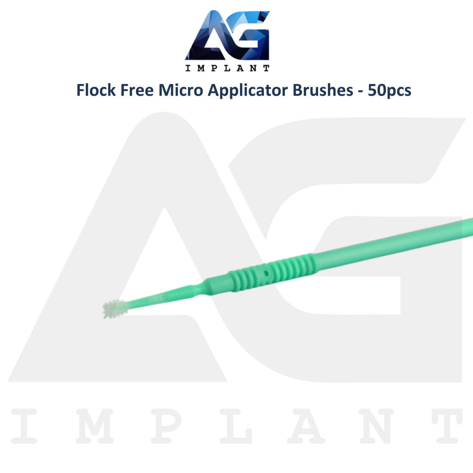 Micro Applicator Brushes 50pcs Flock Free Elastomer Bristles Dental Application
