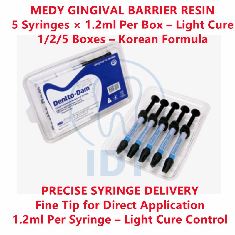 Medy Light Cure Gingival Barrier Resin, Korean Dental Composite