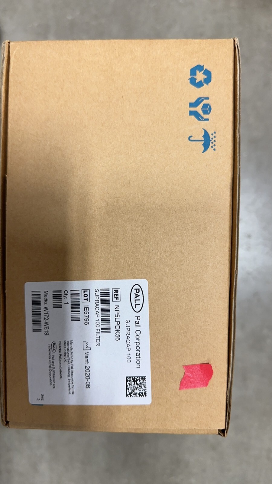 Pall NP5LPDK56 Supracap 100 Filter MFG 2020 NEW