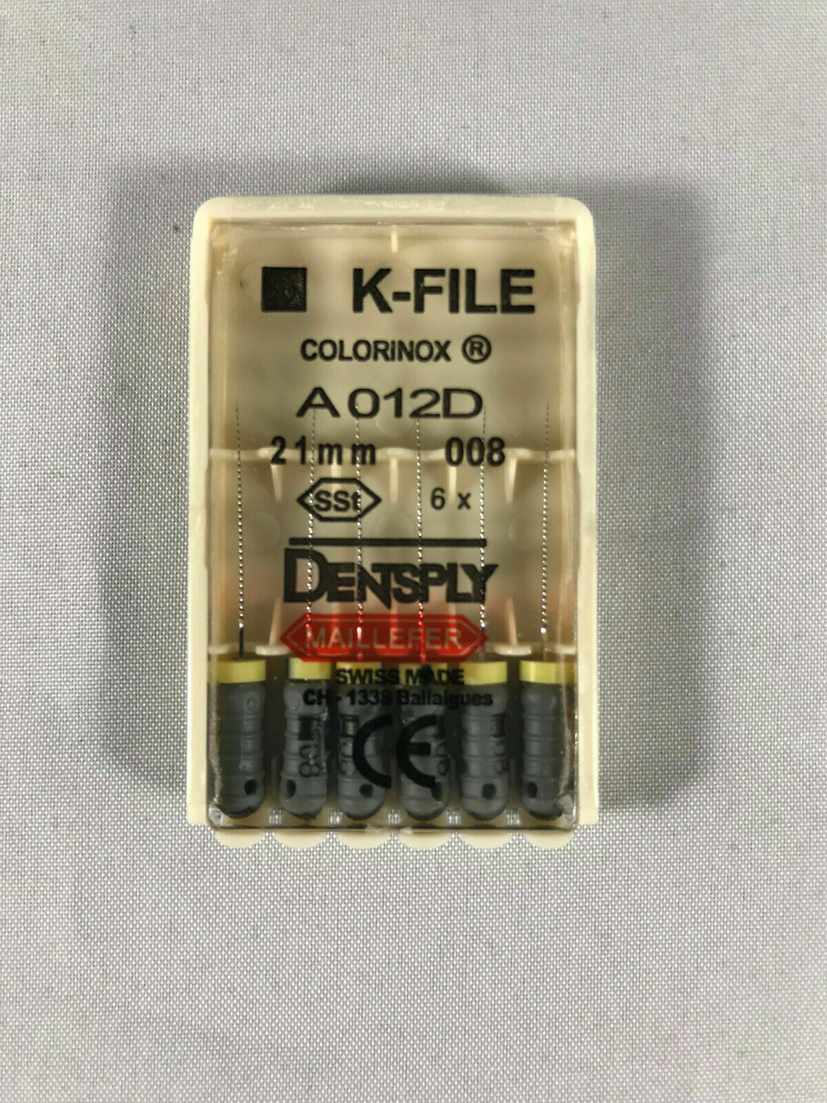 Dentsply Maillefer K-File Endodontic 21mm All sizes 30 files/pk