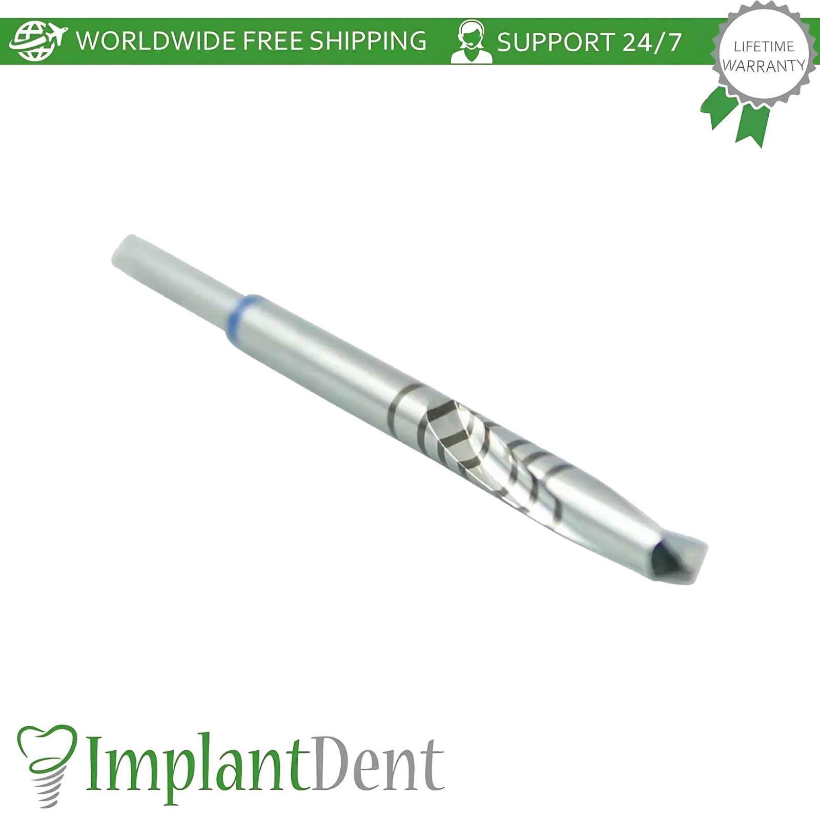 1x Basal/Cortical Long Straight Drill 3.2mm Marking Instrument Dental Tool 43mm